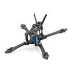 HGLRC Arrow 3 Hybrid FPV Racing Drone Durable Frame Kit 4mm Carbon Fiber Quadcopter Frame Arm +Battery Strap for 3 inch Propellers Mini Quadcopter Helicopter RC