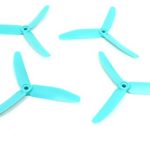 AvatarRC Geniune HQ 5040-3 (5x4x3) Tri Blade Skitzo Blue Propellers for 250 Size Quadcopters, Drones, and Multi-rotors – Perfect for 210mm to 300mm frames