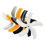CUIPPWRJ 10Pairs 90mm 5- Propellers 1.5mm 2mm Compatible with Multi-Rotor Drones Random Color(10Pairs 2mm Random)