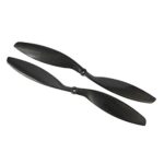 QWinOut 3k Carbon Fiber Propeller Cw CCW 8045 8047 9047 1045 1047 1147 1238 1245 1447 1555 CF Props for RC Quadcopter Hexacopter Multi Rotor UFO (4 Pairs,1045)
