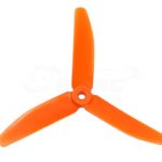 AvatarRC Geniune HQ 5040-3 (5x4x3) Tri Blade Orange Propellers for 250 Size Quadcopters, Drones, and Multi-rotors – Perfect for 210mm to 300mm frames