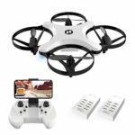 Holy Stone HS220 FPV RC Quadcopter Drone with Camera Live Video, WiFi APP Control, Altitude Hold, Headless Mode, One Key Take Off/Landing, 3D Flips, Foldable Arms,Wing and Folding Flight Modes