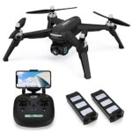 5G WiFi FPV Drone with 1080P HD 90°Adjustable Camera Live Video,JJRC X5 36mins(18+18) Long Flight Time,GPS Return Home Quadcopter with Brushless Motor,Follow Me, Long Control Range(Black)