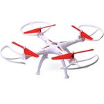 Dwi Dowellin Drones For Beginners Kids RC Drone Professional Flexible Shatterproof 2.4Ghz 6 Axis Gyro Remote Control Long Distance Medium Sized RC Quadcopter Helicopter D5 red