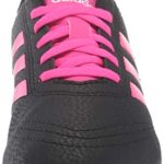 adidas Unisex-Kid’s Goletto VI Firm Ground Football Shoe, Black/Shock Pink/White, 12.5K M US Little Kid
