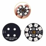 Heraihe Matek RGB LED Circle Board 7-Colors X8 16V for FPV RC Multi-Rotor Racing Drone 1.9W Super Bright Light