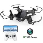 Mini Drone with Camera for Kids and Adults, EACHINE E61HW WiFi FPV Quadcopter with HD Camera Selfie Pocket Nano Drone for Beginner RTF – Altitude Hold Mode, One Key Take Off/Landing, APP Control