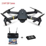 Quadcopters Drone, Jessie storee L800 2MP Drone with 720P Camera for Adults Folded RC Quadcopter Selfie Pocket Mobile App Control Drones, RTF and Easy to Fly for Beginner, US Deliver (Black A)