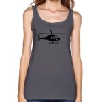 JIALE Women’s Helicopter Tank Top Large DeepHeather