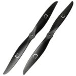 Xoar PJP-T-L 32×12 3212 RC Quadcopter Carbon Fiber Propellers CW CCW. 1 Pair of 32 Inch Precision Pair Props for Multicopter Multi-Rotor Drone
