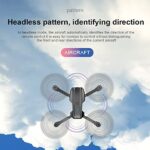 4K Four-Axis Aircraft, Foldable Drone, Remote Control Quadcopter for Kids or Beginners, with Double Cameras Double Batteries (Black)