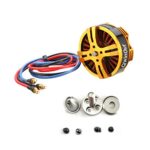 QWinOut 3-6S 380KV 4108 Multi Rotor Disc Brushless Motor Pull-2080g for 4/6/8-Axle Plant Protection Aircraft DIY Drone Kit (4 Pcs)