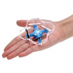 Funmily CX-10 RC Drone Min Pocket Uav 6-Axis Gyro 4CH 2.4GHz CF Mode 360°Eversion LED Quads Altitude Hold Headless RC Quad Copter Blue US stock