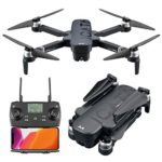 Ranoff Aerial Drone ICAT6 GPS 5G WiFi FPV 4K Camera Brushless Selfie Foldable RC Drone Quad Copter Helicopter (Black)