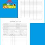 Drone Flight Log Travel Size: Perfect travel size drone log book. Use it for Commercial, professional, personal and hobby use. Buy yours today.