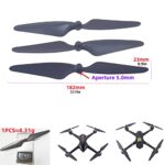 Fytoo Accessories for Hubsan H501s H501A H501C H501M H501S W H501S Pro MJX B3 Bugs 3 B3H Bugs 3H F17 F100 Quadcopter Aircraft Blade Spare Parts Aircraft Model 20PCS Drone Propeller (Black)