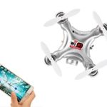 FPV Drone with Camera CX 10WD Mini Drone, Dayan Anser Nano Drone Altitude Hold Drones for Kids, Aerial Quadcopter One Key Take Off Landing, Grey