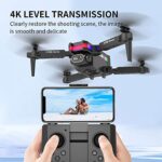Foldable GPS Drones 4K Dual Cameras Wi-Fi FPV Live Video, F190 Pro Mini RC Drone Quadcopter Toys with One Key Start/Return, Headless Mode, Trajectory Flight, Gesture Control, Modular Battery