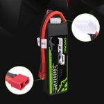 Ovonic 2 Packs 3S 11.1V 3000mAh 50C Lipo Battery with Dean-Style T Connector for RC Airplane Helicopter Boat Drone and FPV