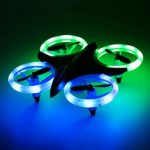 RC Drone for Kids and Beginners, MINI Drones with LED Lights RC Quadcopter Headless Mode 2.4GHz 4 Chanel 6 Axis Gyro Steady Hold Height Helicopter, Easy Fly for Training