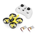 GoolRC T36 Mini RC Quadcopter Drone 2.4G 4 Channel 6 Axis With 3D Flip Headless Mode One Key Return Nano Copters RTF Mode 2 With Bonus Battery(Yellow)