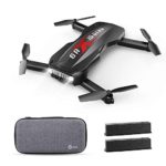 Holy Stone Foldable Drone with FPV Camera 1080p HD for Kids and Adults – HS160 Pro RC Quadcopter with Optical Flow Positioning Altitude Hold App Control Headless Mode, 2 Batteries and Carrying Case