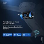 HHD GPS Drones with Camera for Adults 4k, 50 Mins Flight Time, Under 249g, 3800ft FPV Transmission, Brushless Motor, Max Speed 15m/s, Foldable Drone for Adults, Beginner