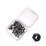 RISHIL WORLD 50 PCS M3 Nylon Nut Hexagonal Nut for RC Drone FPV Racing Multi Rotor Single Item.