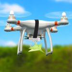 Top Race Drone Clip Remote Control Object Launcher, Release and Drop Drone Delivery (180 Feet)