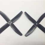 AvatarRC Geniune Gemfan 5040-4 (5x4x4) Quad Blade Black Propellers for 250 Size Quadcopters, Drones, and Multi-rotors – Perfect for 210mm to 300mm frames