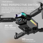 Xecvkr Drone with Dual 4K HD FPV Camera for Kids&Beginner – 2023 Drone Gifts for Girls Boys Altitude Hold Headless Mode One Key Start Speed Adjustment 4 Channel
