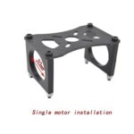 for Four Six Eight Axis Multi-Rotor UAV Motor Seat 25/30mm Carbon Fiber Pipe Clamp Holder Drone Parts (Color : 30mm Single Motor)