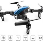 ScharkSpark Drone for Beginners, Portable RC Mini Quadcopter with Foldable Arms for Indoor/Outdoor Play, 2.4Ghz 4CH 6-Axis Gyro One-Key Return/Headless Mode/Altitude Hold/3D Flips, Easy to Control