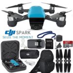 DJI Spark Quadcopter / Mini Drone with Outdoor Adventure Kit (Sky Blue)
