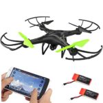 Cheerwing Petrel U42W Wifi FPV Drone 2.4Ghz RC Quadcopter with HD Camera Flight Route Mode and Altitude Hold One Key Take Off Landing