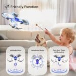 Wipkviey Drone for Kid, Mini T16 Remote Control Micro Quadcopter for Beginners with 12 Mins Flight Time, One Key Take-Off/Landing, Auto Hover, 3D Flip, Headless Mode for Boys Girls