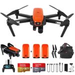 Autel Robotics EVO Foldable Drone with Camera,Live Video Drone with 60FPS 1080P 4K Wide-Angle Lens and Three-Way Obstacle Avoidance (Extra 2 Batteries)