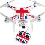 MightySkins Protective Vinyl Skin Decal for DJI Phantom 3 Standard Quadcopter Drone wrap Cover Sticker Skins British Pride