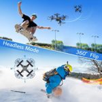 Drone with Camera 1080P HD, Toss to Launch RC Drone for Kids/Adults with Smart APP Trajectory Flight Altitude Hold One Key Take Off/Landing Headless 360°Flip Camera Drone 2 Batteries