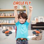 Mini Drones for Kids,PATIKUIN S100 RC Drone with Emergency Stop for over 8 years old Boys and Girls Beginners, Nano RC Helicopter Quadcopter with Auto Hovering 3D Flip Remote Control Headless Mode 3 Batteries Gift Choice for Boys and Girls