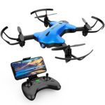 DROCON NINJA FPV Drone with 720P HD Wi-Fi Camera Live Video Feed 2.4GHz 6-Axis Gyro Quadcopter for Kids and Beginners with Altitude Hold, Foldable Arms, One Key Take off/Landing, Color Blue