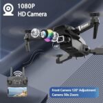 Drone With 1080p A Camera-3D Flips,Trajectory flight, Gesture photo/video,Foldable Drone,1 Battery,for Adults Beginners Mini Drone E99