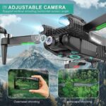 Mini drone Toy with camera: 4K HD FPV Mini Drone Toy – Foldable, Carrying Case, 90° Adjustable Lens, One Key Take Off/Land, Altitude Hold, 360° Flip, 2 Batteries, Obstacle Avoidance, Hovering Protection