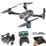 Drones with Camera Live Video, Atoyscasa FPV RC Drone with 720P HD Wi-Fi Camera 2.4GHz 6-Axis Gyro Quadcopter for Kids Beginners with Altitude Hold, Headless Mode, One Key Take Off and Landing (Grey)
