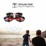 Holy Stone HS210 Mini Drone RC Nano Quadcopter Best Drone for Kids and Beginners RC Helicopter Plane with Auto Hovering, 3D Flip, Headless Mode and Extra Batteries Toys for Boys and Girls