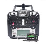 Flysky FS-TM10 6CH 2.4GHz AFHDS 2A RC Transmitter with FS-iA6B Receiver Remote Control Upgrade RC Helicopter/Boat/Drone/Heli Fixed Wing Multi Glider FPV