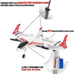 XK X520 Remote Control Airplane ,2.4G AirplaneDrone Vertical Takeoff Land Delta Wing RC Glider Gift Toys for Kids (White)