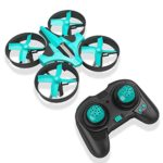 RCtown ELF Mini Drone for Kids, 2.4Ghz 6-Axis Gyro Headless Mode LED Lights Remote Control RC Quadcopter (Light Blue)