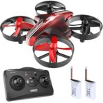 SANROCK GD65A, Drone for Kids and Beginners, RC Mini Drone Quadcopter with Extra Battery, RTF 4 Channel 2.4G 6-Gyro Remote Control Aircraft with Headless Mode, Altitude Hold, Return Home, 3D Flip.