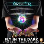 Force1 Orbiter Flying Orb Ball Hand Operated Drones for Kids- Flying Ball Drone Toy with Remote, LED Hand Controlled Drone Orb Toy Indoor Drone Hover Ball Hand Drone Floating Mini UFO Drone Flying Toy